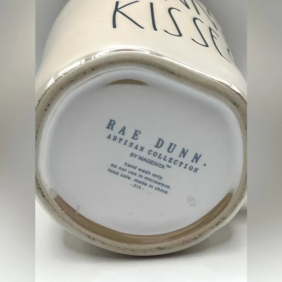 Rae Dunn by Magenta BUNNY KISSES Pearl Coffee Mug NWOT - Picture 6 of 7